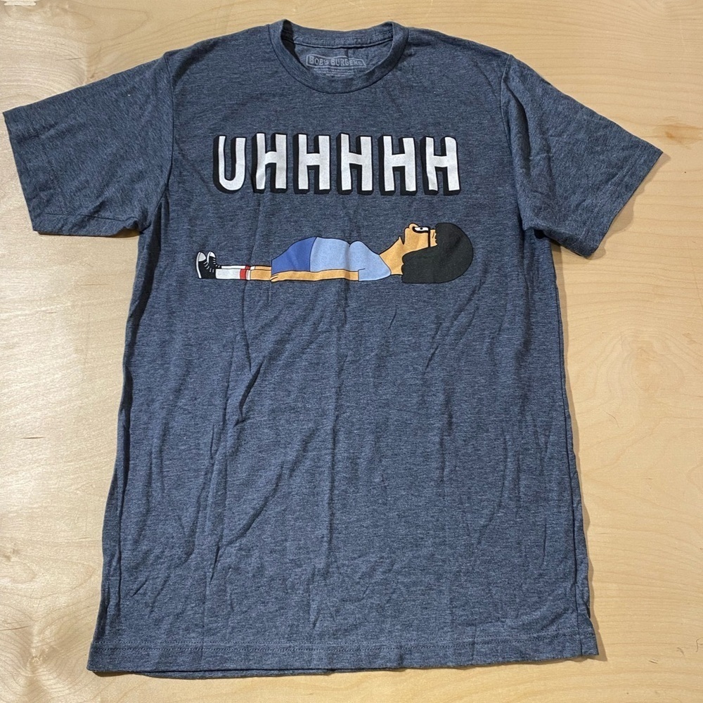 Bob’s Burgers Graphic Blue T-Shirt Medium (IY)